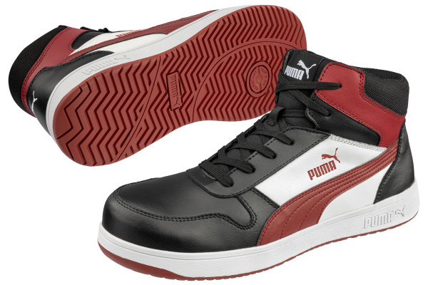 FRONTCOURT BLK/WHT/RED MID