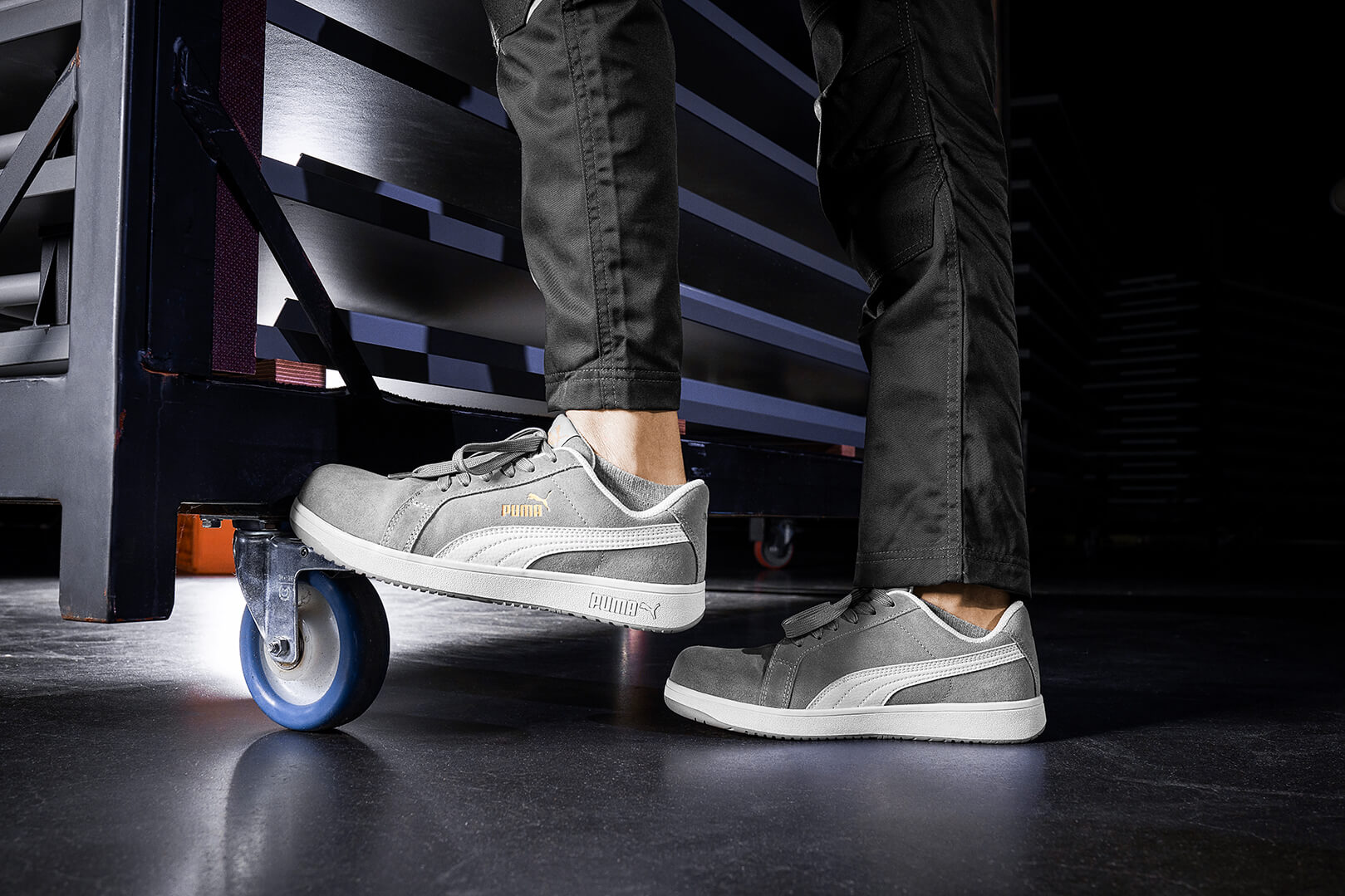 ICONIC GREY LOW|PUMA SAFETY zapatos de seguridad S1PL ESD ISM
