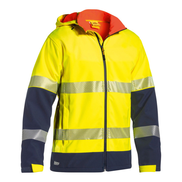 BISLEY HI VIS RIPSTOP BONDED Chaqueta softshell